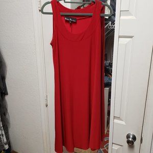 Ellen Parker Red Swing Dress